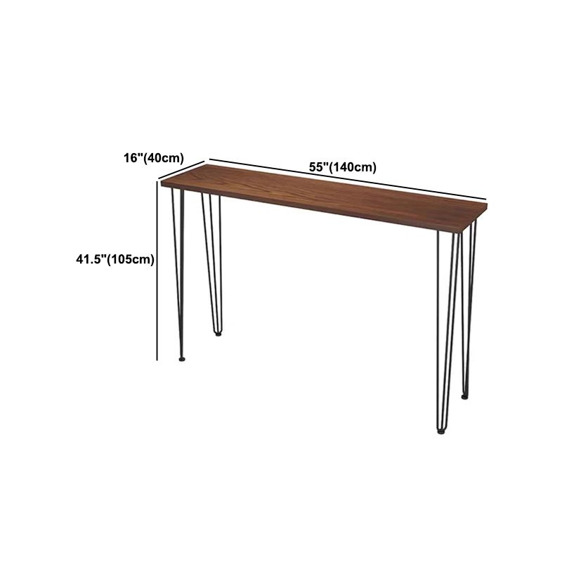 1/2/4/5 Pieces Industrial Rectangle Pub Table Set Wooden Counter Table with High Stools Clearhalo 'Bar Furniture' 'furn' 'furn_home_bar_bar_sets' 'Furniture' 'Home Bars & Bar Sets' 'home_bar_bar_sets' 'Kitchen & Dining Furniture' 1200x1200_aa09b109-9f98-44b8-931a-4649c30bc249