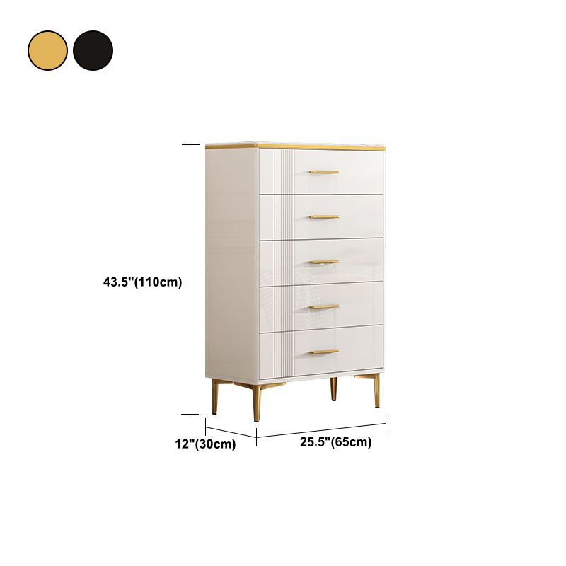 Contemporary Glam Storage Storage Chest White Storage Chest Dresser Clearhalo 'Bedroom Furniture' 'Dressers & Chests' 'dressers_chests' 'furn' 'furn_dressers_chests' 'Furniture' 1200x1200_aa0bc57f-0d7b-4d5a-a2d4-194c3ba1a2ec