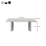 Industrial Dinner Table Stone Rectangle Dining Site Table for Home Clearhalo 'Dining Tables & Seating' 'Dining Tables' 'dining_table' 'furn' 'furn_dining_table' 'Furniture' 'Kitchen & Dining Furniture' 1200x1200_aa0d2be7-cb18-4922-8915-89a144518119