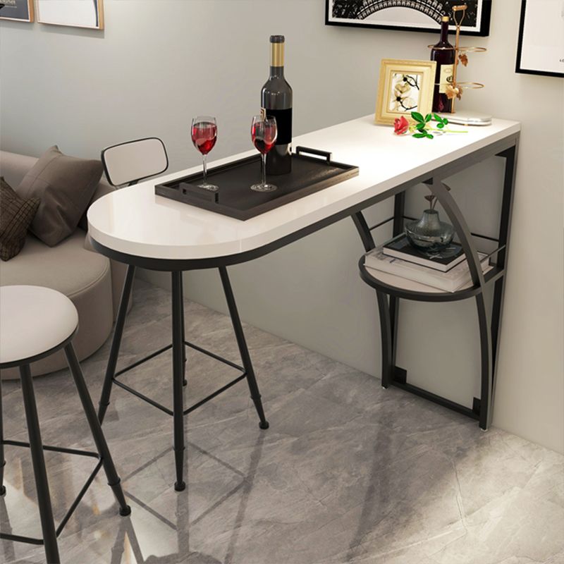 Modern Rectangle Wood Counter Table 1/3 Pieces Bar Table Set for Living Room Clearhalo 'Bar Furniture' 'furn' 'furn_home_bar_bar_sets' 'Furniture' 'Home Bars & Bar Sets' 'home_bar_bar_sets' 'Kitchen & Dining Furniture' 1200x1200_aa0e65a4-a354-4b0a-bb3b-487a552b2797