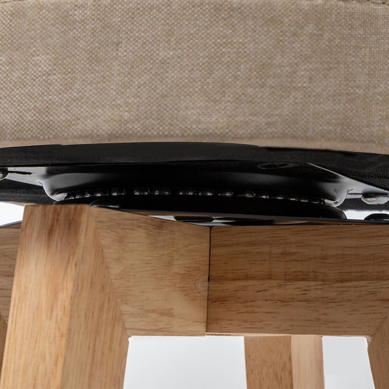 Industrial Style Bar-stool Round Seat Wooden Legs for Restaurant Bar Clearhalo 'Bar Furniture' 'Bar Stools' 'bar_stools' 'furn' 'furn_bar_stools' 'furniture_bar_stools' 'Kitchen & Dining Furniture' 'kitchen&dining_furn' 'kitchen' 'kitchen_furn' Furniture' 1200x1200_aa0ffc79-c487-4944-b149-4fde9613c1bd