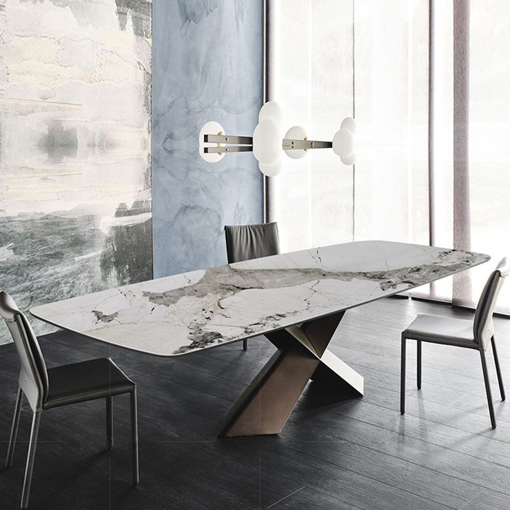 Contemporary 1/3/4 Pieces Dining Set Rectangle Dining Table Set Clearhalo 'Dining Room Sets' 'Dining Tables & Seating' 'dining_room_set' 'furn' 'furn_dining_room_set' 'Furniture' 'furniture_dining_room_set' 'Kitchen & Dining Furniture' 'kitchen&dining_furn' 'kitchen' 1200x1200_aa1030aa-643f-416a-97ee-6319c085170a