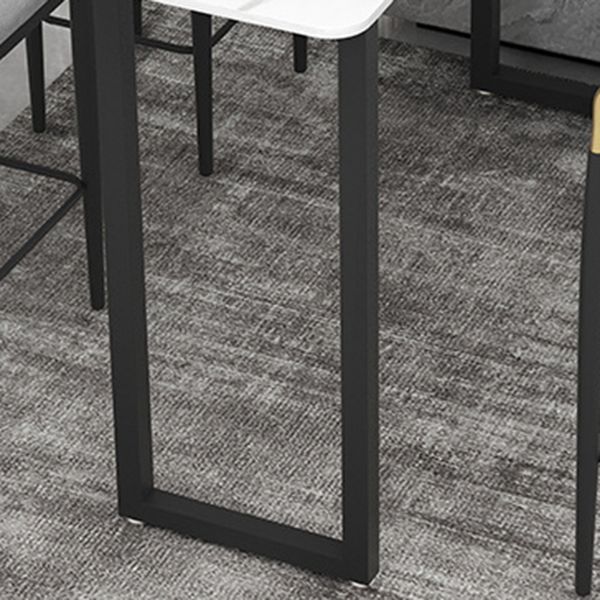 Rectangle Pub Table Contemporary Style Bar Table for Small Places