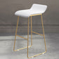 Modern Armless Backrest Counter Stool Steel Cafe Bar Stool with Pedal and Acrylic Seat Clearhalo 'Bar Furniture' 'Bar Stools' 'bar_stools' 'furn' 'furn_bar_stools' 'Furniture' 'furniture_bar_stools' 'Kitchen & Dining Furniture' 1200x1200_aa111ede-49e1-46fa-a3b7-48e036bce8e9