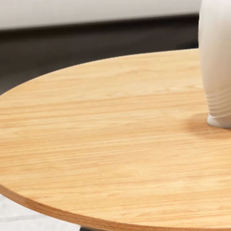 Nordic Solid Wood Elliptical Coffee Cocktail Table with 2 Legs Clearhalo 'Coffee & Accent Tables' 'Coffee Tables' 'coffee_tables' 'furn' 'furn_coffee_tables' 'Furniture' 'Living Room Furniture' 1200x1200_aa138a83-2e10-47d4-84a0-69fba3ebdc06