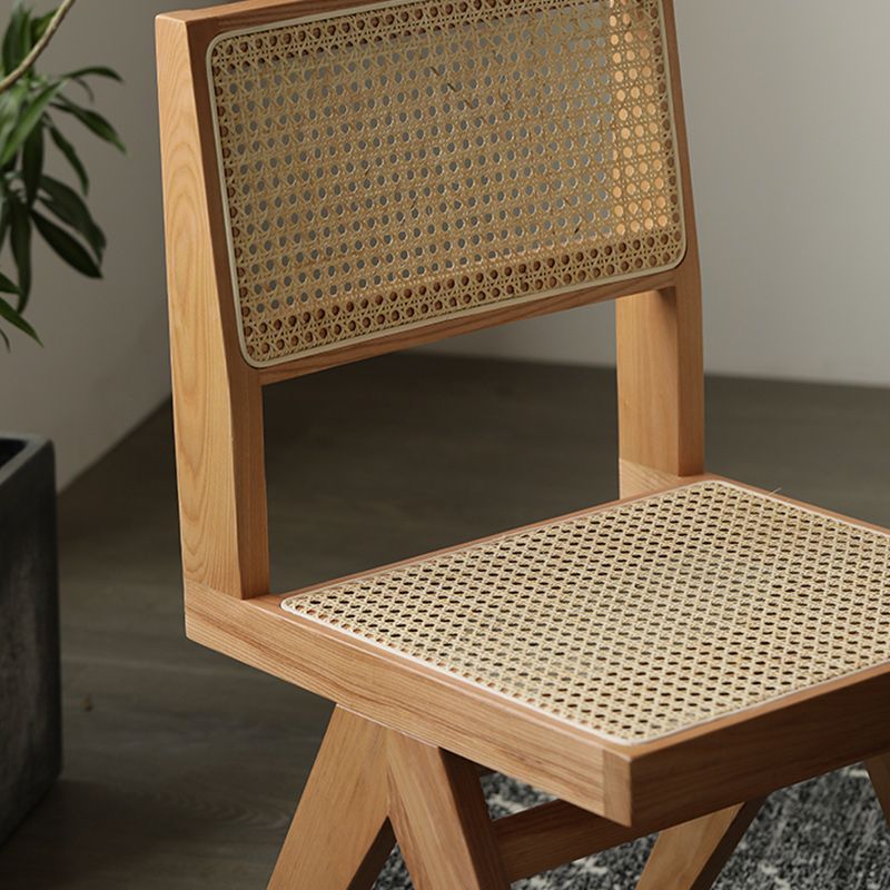 Armless Dining Chairs Modern Solid Wood Side Chairs for Dining Room Clearhalo 'Dining Chairs' 'Dining Tables & Seating' 'dining_chair' 'furn' 'furn_dining_chair' 'Furniture' 'furniture_dining_chair' 'Kitchen & Dining Furniture' 1200x1200_aa16febe-6b45-4061-b726-b68fb257e33b