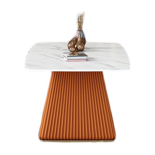 Sintered Stone Dining Table Traditional Luxury Dining Table with Pedestal Base Clearhalo 'Dining Tables & Seating' 'Dining Tables' 'dining_table' 'furn' 'furn_dining_table' 'Furniture' 'furniture_dining_table' 'Kitchen & Dining Furniture' 'kitchen' 'kitchen_dining_table' 1200x1200_aa1733df-8e7e-45f0-99ed-86575d6b530f