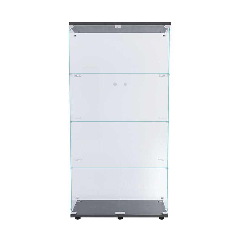 温かいガラスのキュリオキャビネットベッドルーム用のモダンディスプレイキャビネット、64 "h x 14.5" w