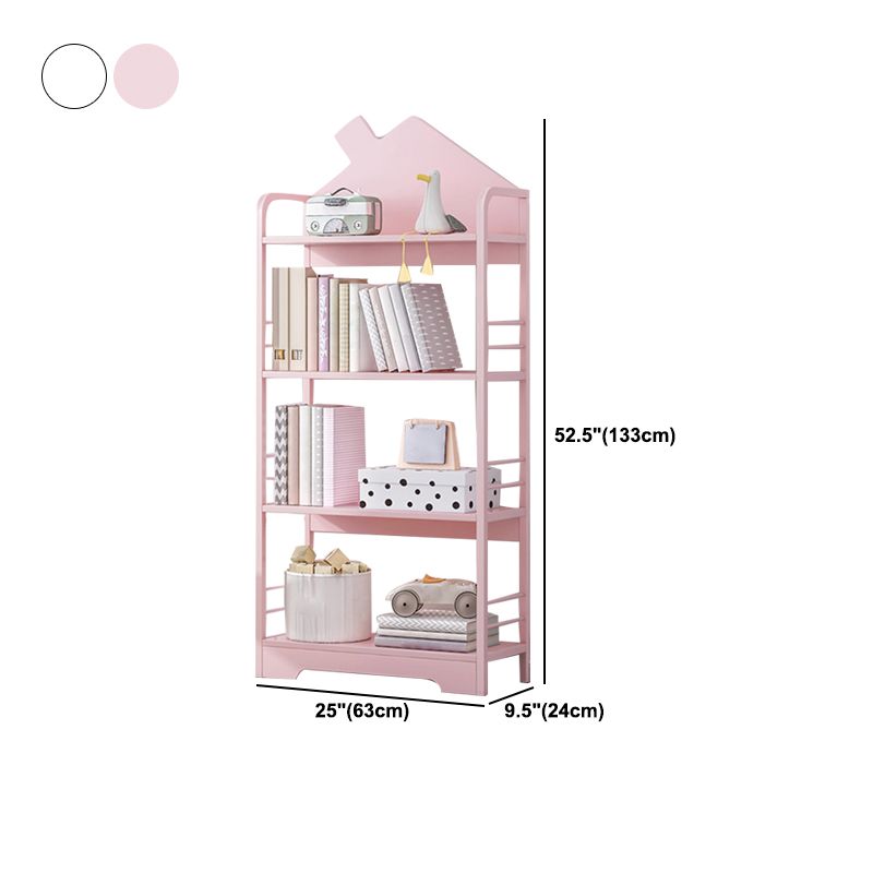 Estantería escandinava de metal abierto de 9.4 "estantería de casa de ancho