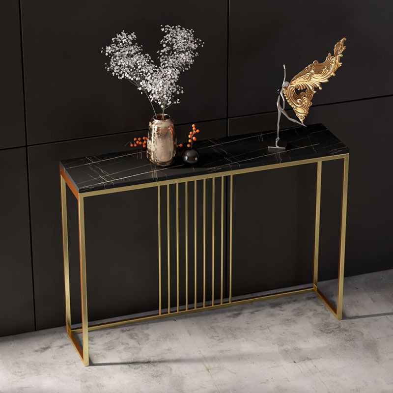 Modern Console Accent Table Antique Finish Console Sofa Table Clearhalo 'Console Tables' 'console_tables' 'Entry & Mudroom Furniture' 'furn' 'furn_console_tables' 'Furniture' 1200x1200_aa1945e6-d708-4d97-982a-f6e08f4c1bf8