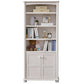 Closed Back Bookshelf Scandinavian Solid Wood Standard Bookcase