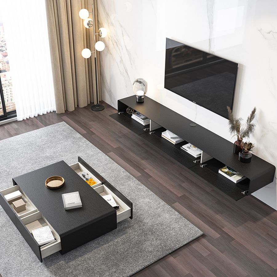 3 Doors Scandinavian TV Media Stand Wall-mounted TV Media Console Clearhalo 'furn' 'furn_tv_stands_entertainment_centers' 'Furniture' 'Living Room Furniture' 'TV Stands & Entertainment Centers' 'TV Stands & Media Storage Furniture' 'tv_stands_entertainment_centers' 1200x1200_aa1ac3b7-4c66-4349-8fb8-fd57693b5210