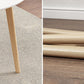 Round Solid Wood Two-Color Dining Table Simplicity 4 Legs Table for Dining Room Clearhalo ' dining_table' 'Dining Tables & Seating' 'Dining Tables' 'furn' 'furn_dining_table' 'Furniture' 'furniture_dining_table' 'Kitchen & Dining Furniture' 'kitchen&dining_furn' 'kitchen' 'kitchen_dining_table' 1200x1200_aa1b9ce5-9dd0-4dfe-a9b6-f6d422c6a9f8