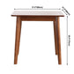 Square Shape Industrial Dining Table Wood Color Fixed Table with Rubberwood Solid Wood Clearhalo ' dining_table' 'Dining Tables & Seating' 'Dining Tables' 'furn' 'furn_dining_table' 'Furniture' 'furniture_dining_table' 'Kitchen & Dining Furniture' 'kitchen&dining_furn' 'kitchen' 'kitchen_dining_table' 1200x1200_aa1c20ef-0ee2-426d-9792-485ec533c93e
