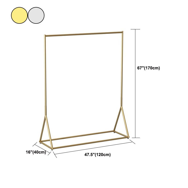 Moderner Kleiderbügel Metall ohne Delesse, freistehende Eingangs -Eingangs -Kit