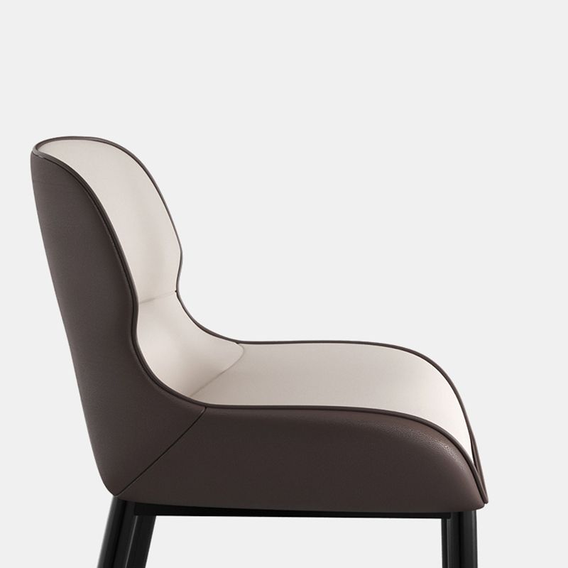 Silla de ala de ala de brazo sillas de cuero de estilo industrial de estilo industrial