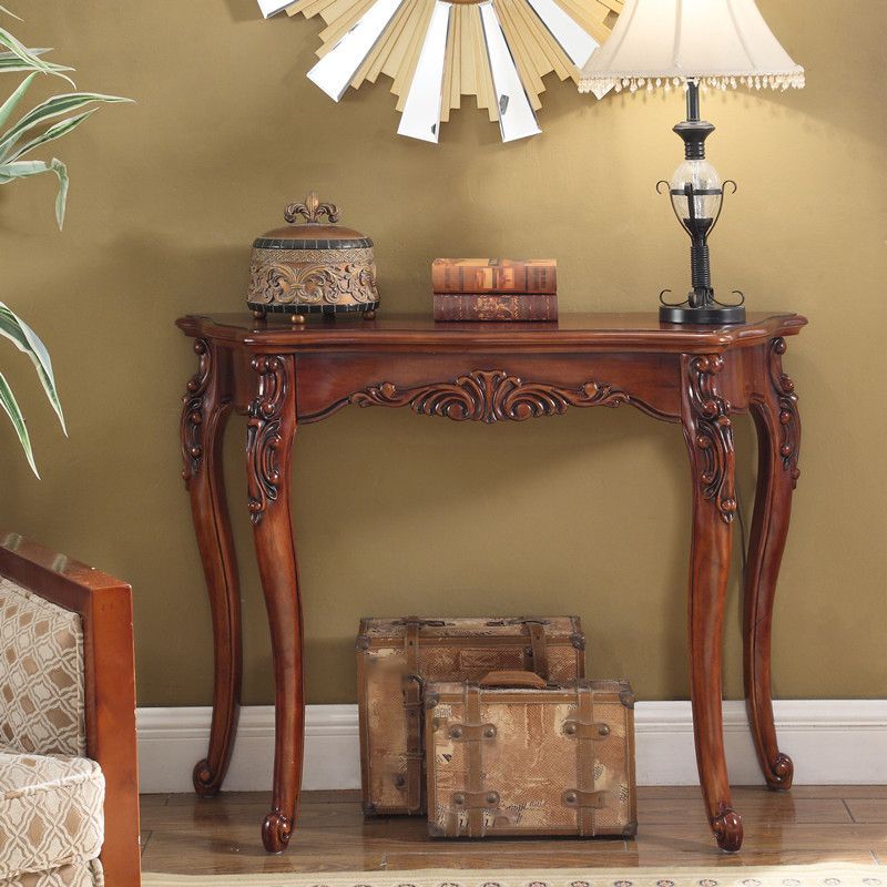 Forma libera da forma contemporanea tavolo con divano console in legno marrone