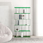 Scandinavian Standard Bookshelf Acrylic Open Back Bookcase with Shelves