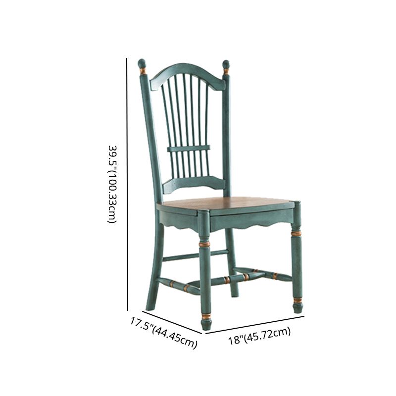 Traditional Wooden Dining Room Set Standard Height with Rectangle Top and Blue Base Dining Furniture Clearhalo 'Dining Room Sets' 'Dining Tables & Seating' 'dining_room_set' 'furn' 'furn_dining_room_set' 'Furniture' 'furniture_dining_room_set' 'Kitchen & Dining Furniture' 'kitchen&dining_furn' 'kitchen' 1200x1200_aa2255bb-8333-4d7c-b767-4c2c9398271e