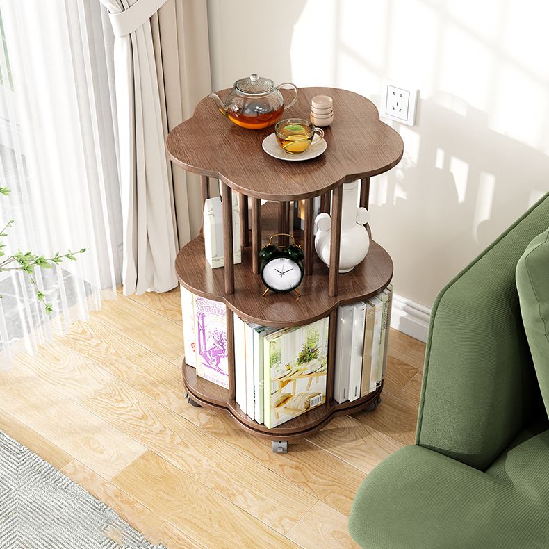 Scandinavian Style Bookshelf with Casters Bookcase for Home Office Study Room Clearhalo 'Bookcases' 'Furniture' 'furniture_bookcases' 'kitchen' 'kitchen_bookcases' 'Living Room Furniture' 'Office Furniture' 1200x1200_aa22f242-fcc9-49fc-8db2-5519761b17f4