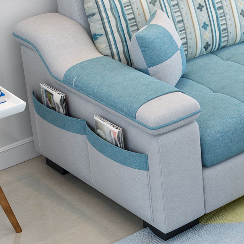 Pillow Top Arm Pillowed Back Cushions Storage Furniture Sectionals Clearhalo 'furn' 'furn_sectionals' 'Furniture' 'furniture_sectionals' 'Living Room Furniture' 'Sectionals' 1200x1200_aa2333b0-7ffc-4b36-99e9-921be8347192