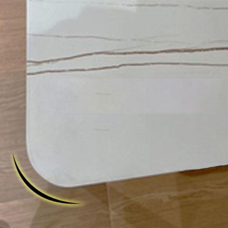 Industrial Style Black Metal Bar Table Faux Marble Rectangle Top Indoor Table with 4 Legs Clearhalo 'Bar Furniture' 'Bar Tables' 'bar_tables' 'furn' 'furn_bar_tables' 'Furniture' 'furniture_bar_tables' 'Kitchen & Dining Furniture' 'kitchen&dining_furn' 'kitchen' 1200x1200_aa256200-e511-4d97-be81-6b2f450f1061