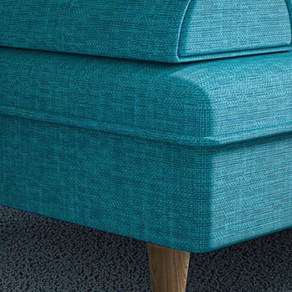 Divano convertibile di divano regolabile a bracciale senza braccio di lino per soggiorno, appartamento