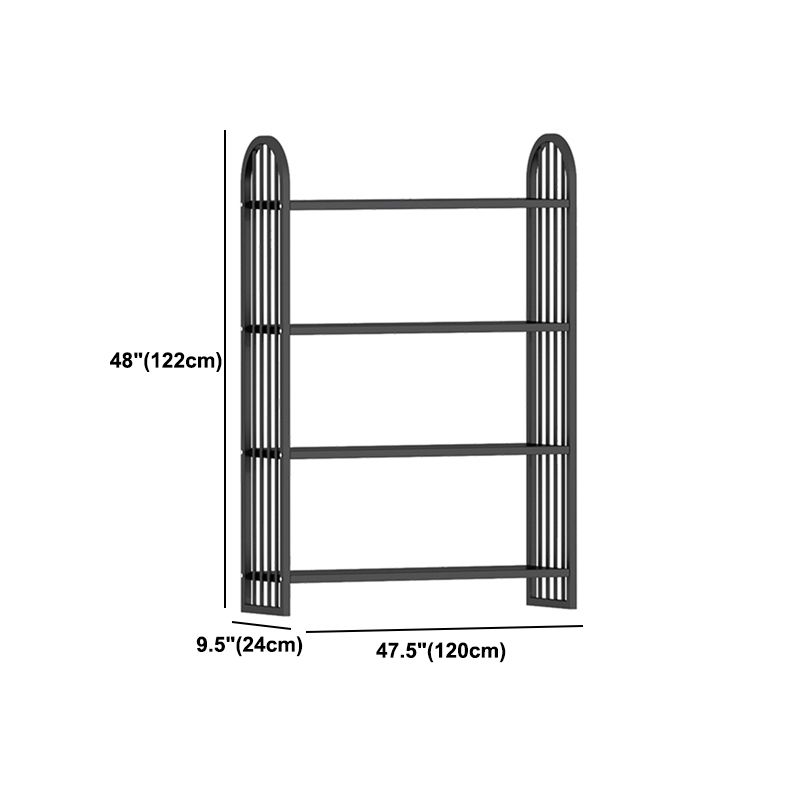 Modern Style Metal Bookshelf Vertical Open Shelf Bookcase for Home Clearhalo 'Bookcases' 'furn' 'furn_bookcases' 'Furniture' 'furniture_bookcases' 'kitchen' 'kitchen_bookcases' 'Living Room Furniture' 'Office Furniture' 1200x1200_aa267dd1-3520-4b7b-81ab-d8f9849deb77