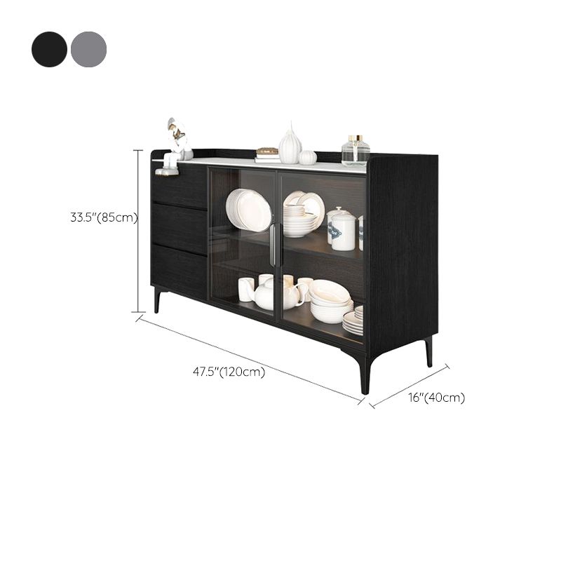 ABBIGLIATI GLAM PASSEGGIO CAMBINE DI METALE METALE CON 3-DAWER