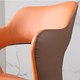 Industrial Style Faux Leather Side Chair Open Back Side Chair for Home Clearhalo 'Dining Chairs' 'Dining Tables & Seating' 'dining_chair' 'furn' 'furn_dining_chair' 'Furniture' 'furniture_dining_chair' 'Kitchen & Dining Furniture' 1200x1200_aa289965-c554-46bd-8cae-8c68468bf5d4