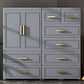 Hinged Wardrobe Cabinet Modern Plastic Storage Cabinet for Bedroom