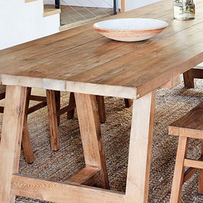 Solid Wood Dining Table Rectangle Pine Wood Dining Table with Sled Base Clearhalo ' dining_table' 'Dining Tables & Seating' 'Dining Tables' 'furn' 'furn_dining_table' 'Furniture' 'furniture_dining_table' 'Kitchen & Dining Furniture' 'kitchen&dining_furn' 'kitchen' 'kitchen_dining_table' 1200x1200_aa2ac926-b235-4947-a977-b966a6591886
