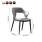 Modern Faux Leather Dining Chairs Arm Metal Dining Chairs for Restaurant Use Clearhalo ' kitchen&dining_furn' 'Dining Chairs' 'Dining Tables & Seating' 'dining_chair' 'furn' 'furn_dining_chair' 'Furniture' 'furniture_dining_chair' 'Kitchen & Dining Furniture' 'kitchen' 1200x1200_aa2ca3b0-b353-40bd-adc6-ed6319e03454