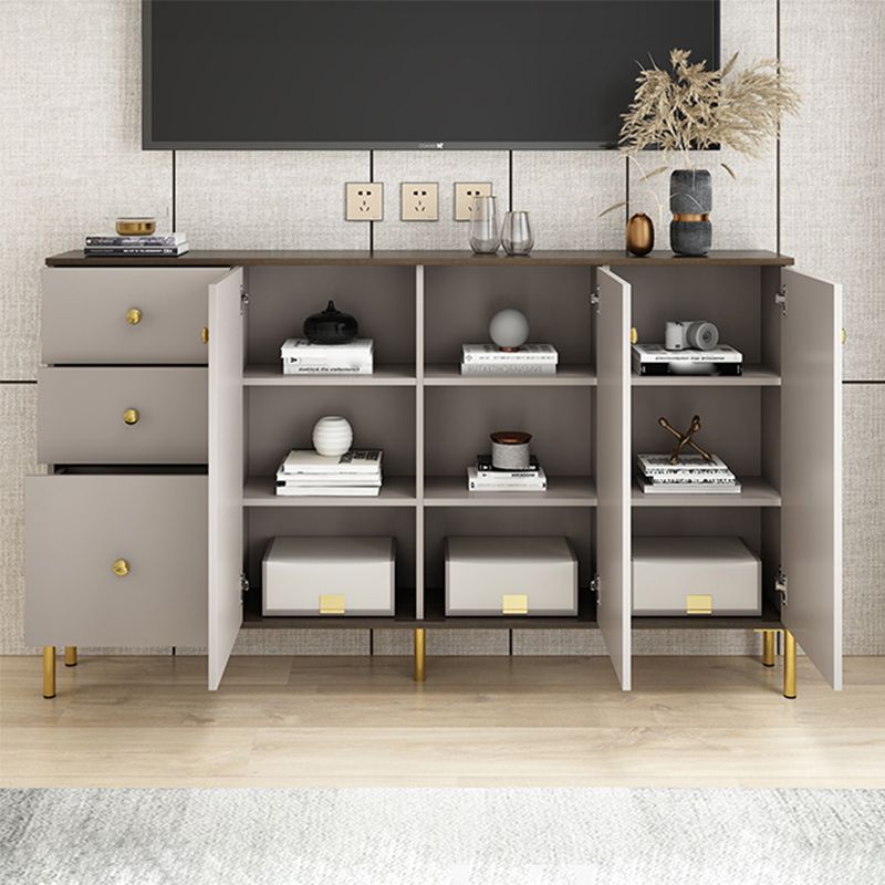 Glam Manufactured Wood TV Stand Bedroom TV Cabinet with 3 Drawers Clearhalo 'furn' 'furn_tv_stands_entertainment_centers' 'Furniture' 'Living Room Furniture' 'TV Stands & Entertainment Centers' 'TV Stands & Media Storage Furniture' 'tv_stands_entertainment_centers' 1200x1200_aa313e29-276d-4a27-9f6c-1499e19b54b1