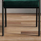 Glam Dining Chair Open Back Upholstered Dining Side Chair with Metal Legs Clearhalo 'Dining Chairs' 'Dining Tables & Seating' 'dining_chair' 'furn' 'furn_dining_chair' 'Furniture' 'furniture_dining_chair' 'Kitchen & Dining Furniture' 1200x1200_aa32c600-08fb-4e61-8b3e-bd87f74203a1