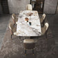 Luxurious Sintered Stone Top Dining Set Rectangle 1/4/5/6/7 Pieces Dining Table Set Clearhalo 'Dining Room Sets' 'Dining Tables & Seating' 'dining_room_set' 'furn' 'furn_dining_room_set' 'Furniture' 'Kitchen & Dining Furniture' 1200x1200_aa367177-69a4-4d58-8fb5-88dac68f2fc3