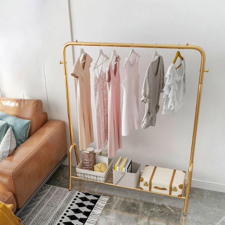 Contemporary Style Wardrobe Metal Bedroom Wardrobe Closet With Shelf Clearhalo 'Armoires & Wardrobes' 'armoires_wardrobes' 'Bedroom Furniture' 'furn' 'furn_armoires_wardrobes' 'Furniture' 1200x1200_aa374d72-28c5-4ffc-9c58-99c9ed0b1a95