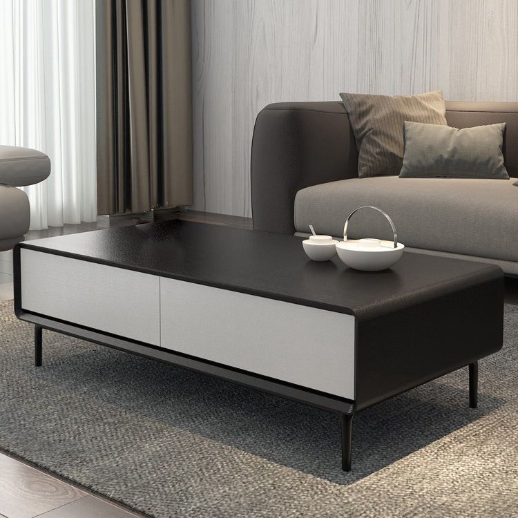 15"H Contemporary Coffee Table Single Coffee Cocktail Table with Storage Clearhalo 'Coffee & Accent Tables' 'Coffee Tables' 'coffee_tables' 'furn' 'furn_coffee_tables' 'Furniture' 'Living Room Furniture' 1200x1200_aa38ff63-2dcd-4b75-b2e2-ff240e4df2a8