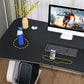 Contemporary Office Desk Cable Management Writing Desk with Metal Legs