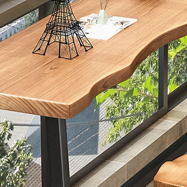 Pine Solid Wood Bar Dining Table Industrial Rectangle Bar Height Table Clearhalo 'Bar Furniture' 'Bar Tables' 'bar_tables' 'furn' 'furn_bar_tables' 'Furniture' 'Kitchen & Dining Furniture' 1200x1200_aa3dc35e-935c-4015-b570-27e2680fba91