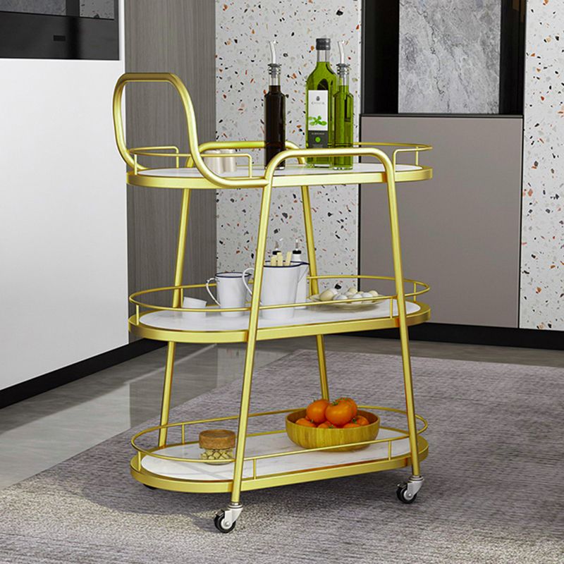 Rolling Contemporary Prep Table Metal Prep Table for Kitchen Use Clearhalo 'furn' 'furn_kitchen_islands_carts' 'Furniture' 'Kitchen & Dining Furniture' 'Kitchen Islands & Carts' 'kitchen_islands_carts' 1200x1200_aa3fcfc7-768a-4cd4-b68b-a873c59a02df