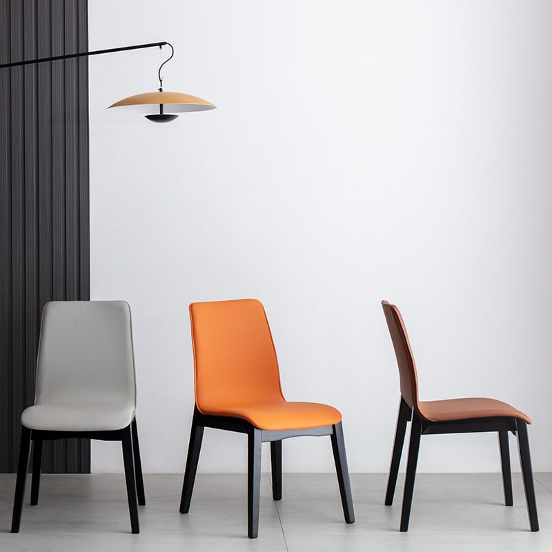 Wooden Contemporary Indoor Dining Side Chair Parsons Chair for Kitchen Clearhalo ' kitchen&dining_furn' 'Dining Chairs' 'Dining Tables & Seating' 'dining_chair' 'Furniture' 'furniture_dining_chair' 'Kitchen & Dining Furniture' 'kitchen' 1200x1200_aa40e5c8-5123-44aa-af9a-823e9b7946c7