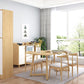 Minimalist Style Solid Wood Top Dining Table Set of Rectangle Shape Formal Kitchen Set Clearhalo 'Dining Room Sets' 'Dining Tables & Seating' 'dining_room_set' 'furn' 'furn_dining_room_set' 'Furniture' 'furniture_dining_room_set' 'Kitchen & Dining Furniture' 'kitchen&dining_furn' 'kitchen' 1200x1200_aa436943-8d37-4641-9885-50749d4b2890