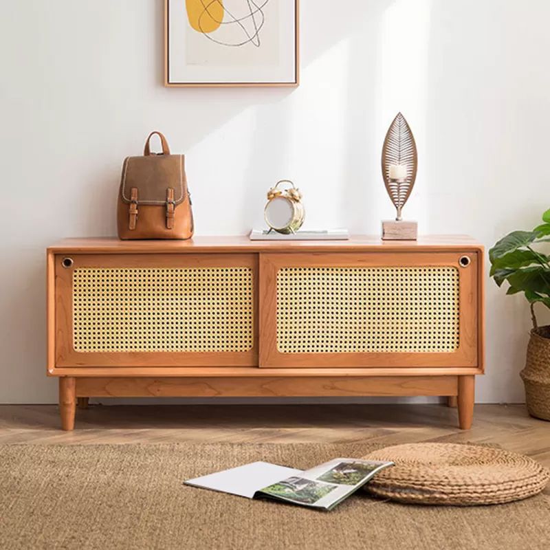 Mobile TV in legno massello Console TV scandinava per soggiorno