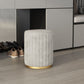 Glam Velvet Pouf Chair Tear Resistant Cylinder Shape Gold Base Ottoman Stool Clearhalo 'furn' 'furn_ottomans_poufs' 'Furniture' 'Living Room Furniture' 'Ottomans & Poufs' 'ottomans_poufs' 1200x1200_aa4468bb-7590-4911-aff8-87e114504662