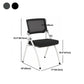 Modern Mesh and Plastic Desk Chair with Low Back Home Office Chair
