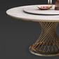 Metal Traditional Luxury Round Indoor Table Sintered Stone Table with Pedestal Clearhalo ' dining_table' 'Dining Tables & Seating' 'Dining Tables' 'furn' 'furn_dining_table' 'Furniture' 'furniture_dining_table' 'Kitchen & Dining Furniture' 'kitchen&dining_furn' 'kitchen' 'kitchen_dining_table' 1200x1200_aa4ba3f0-27e4-4b01-9ef5-9309dce1044c