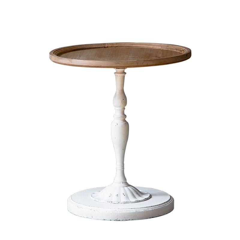 Pedestal de madera maciza