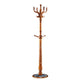 Traditional Coat Rack Solid Wood Tripod Detached Floor Coat Rack