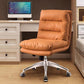 Mid Back Armless Desk Chair Modern Faux Leather Office Chair Clearhalo 'furn' 'furn_office_chair' 'Furniture' 'Office Chairs' 'Office Furniture' 'office_chair' 1200x1200_aa4f9c1e-1e13-4c8b-a672-cccf0e3e8d75